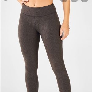 Fabletics Mid Rise Powerhold Legging (Charcol)